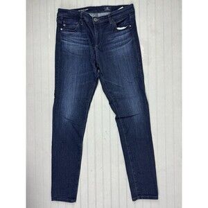 AG Adriano Goldschmied Size 28 Womens Jeans Legging Ankle Mid Rise Dark Wash